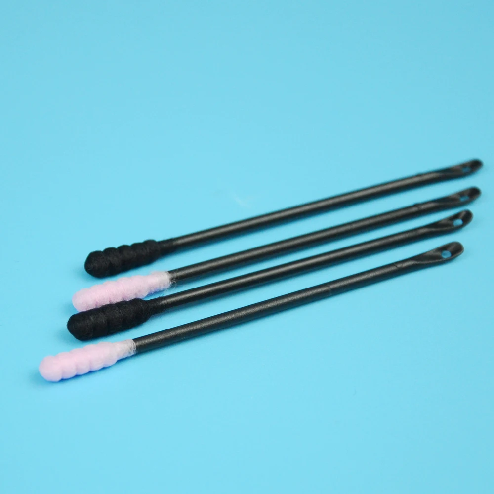 100% Cotton Swabs - Individually Wrapped Double Tipped Paper Sticks for Ear, Make-up, 100 Count (White, Round/Earpick End)