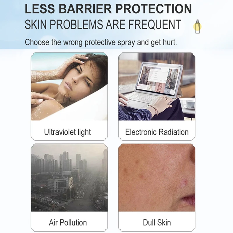 OEM Wholesale150mL Sunscreen Spray day facial body moisturizing  anti-oxidant cooling whitening sunscreen