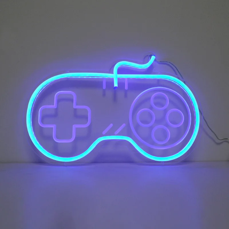 Free Sample Custom neon light sign adverting business logo sign waterproof no MOQ Game neon sign custom
