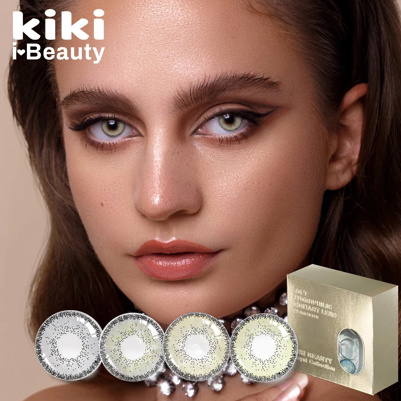 Модные цветные контактные линзы для глаз, оптовая продажа, недорогие мягкие цветные контактные линзы premium beauty tone dahab, Модные Контактные Линзы