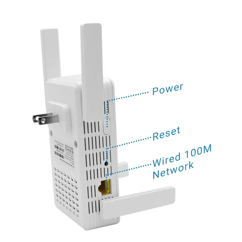 Dual Band AC1200 2021 New Technology with 4 Antenna WIFI Range Extender Amplificador Repeater
