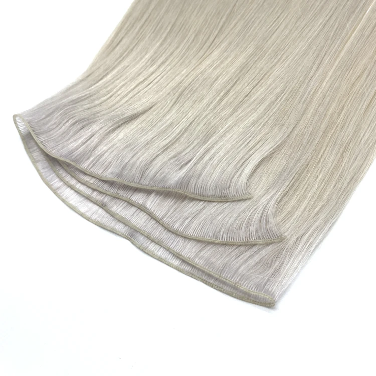 High Quality New Hand tied weft hair extension Genius Weft Can Be Cut Human Hair Flat Genius Weft Hair Extensions