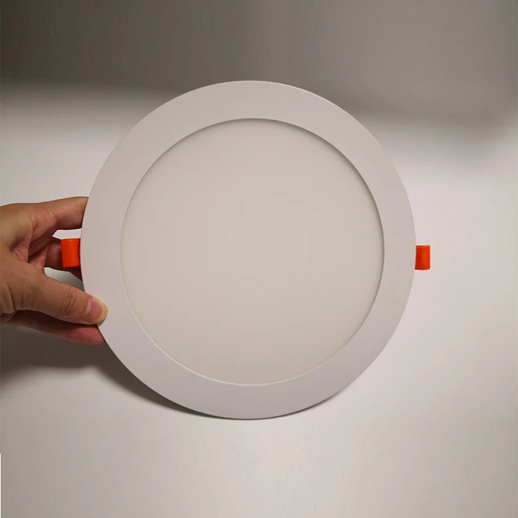 Round ultra slim led 85-265v 9w 12w 18w 24w modern indoor recessed ceiling light for home living room bedroom