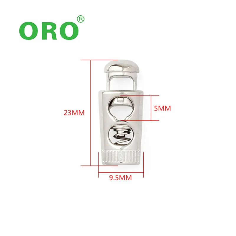 Cord End Metal Stopper Stopper Metal Alloy Spring Fastener Cord Lock Toggle Stopper For Clothes