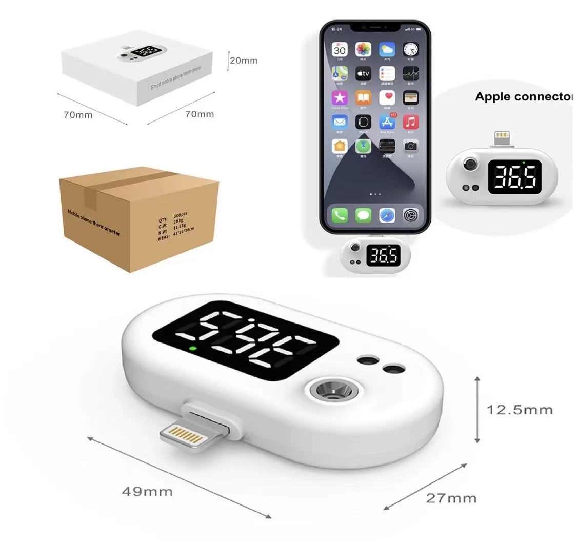  Ручной термосканер K8 Smart Mini Usb для мобильного телефона датчик измерения