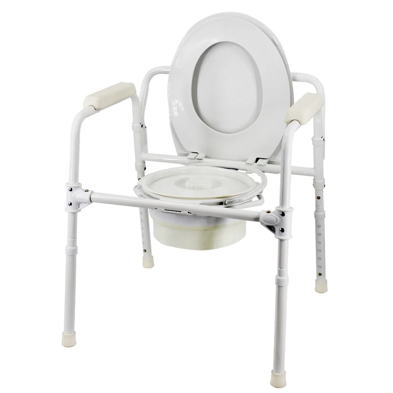 Folding Homecare Toilet Chair Hospital Commode for Old MK04009