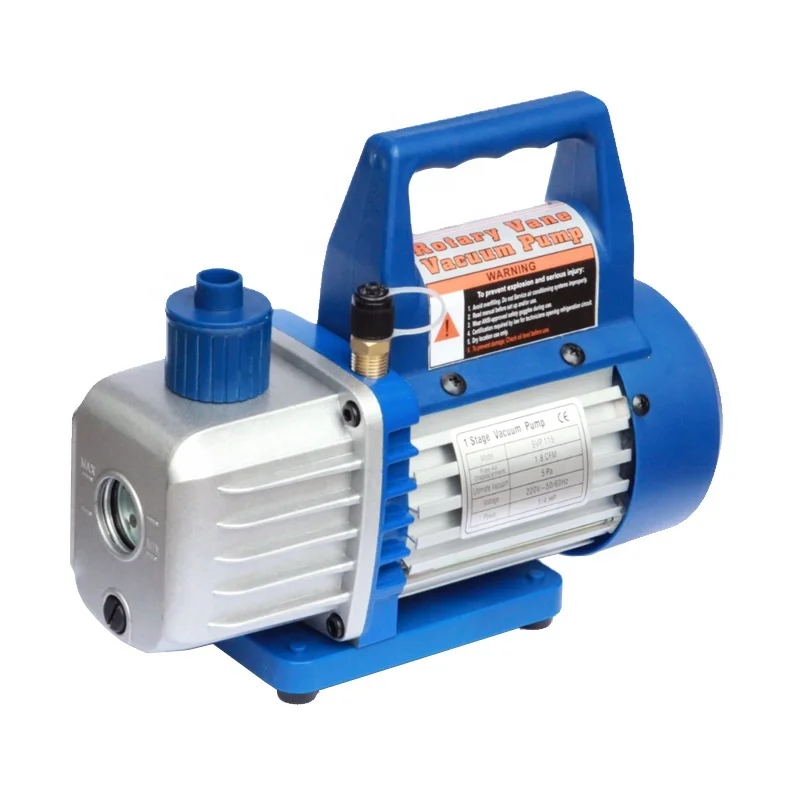 Hot Sale 1.5CFM 1 / 4 Hp 1 Stage Portable Mini Rotary Vane Vacuum Pump