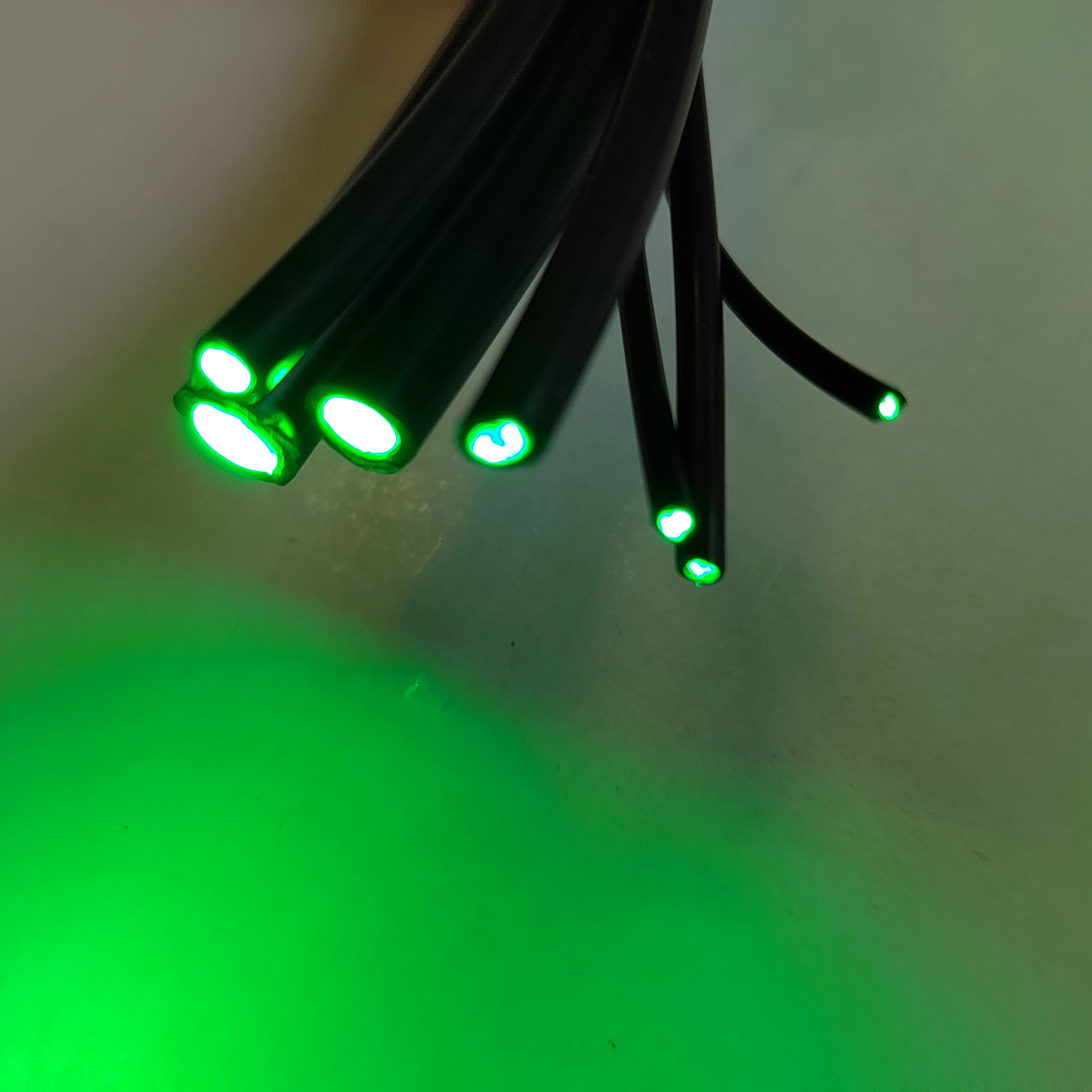 hot sale 3mm/5mm swimming pool plastic optic fiber light cable