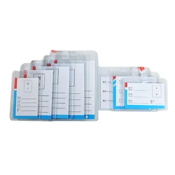 Заводской индивидуальный выдвижной держатель для удостоверения личности/пластиковый держатель для Бейджа