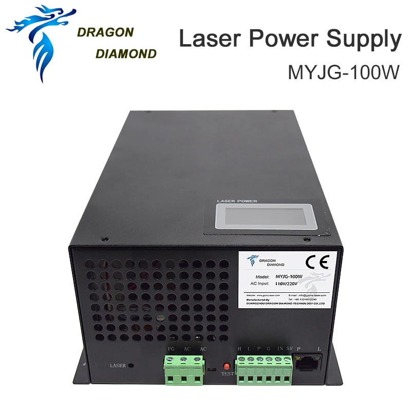 Co2 лазерный источник питания 100W130W 150W MYJG для лазерной резки