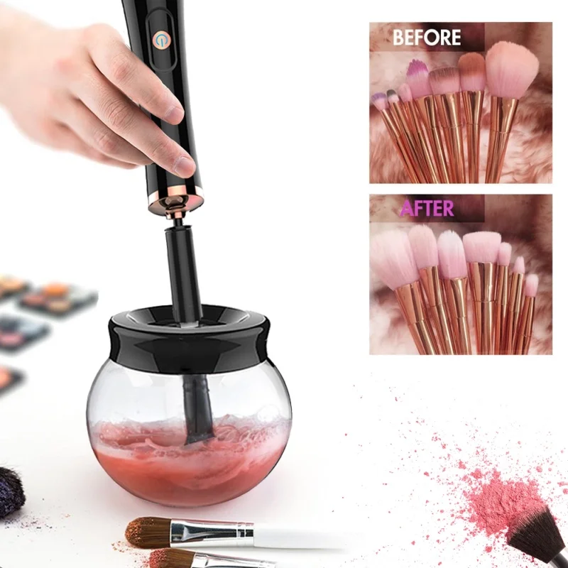 mini make up brush cleaner electrical for home use low price high