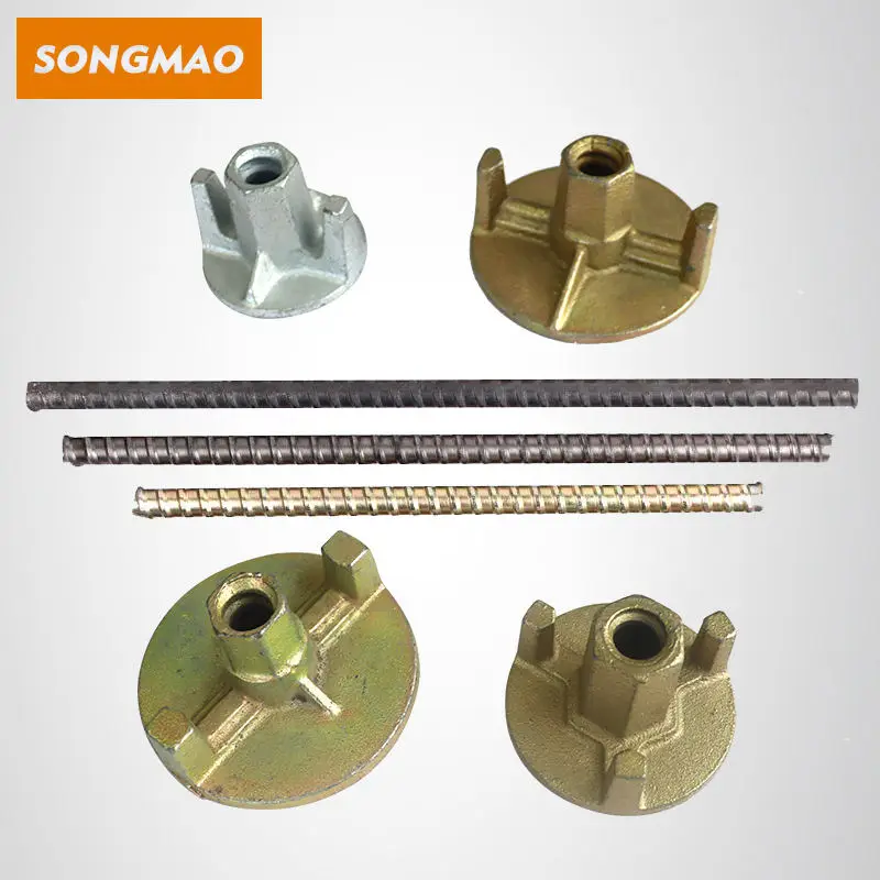 SONGMAO оптовая продажа 16 мм стяжка гайка опалубка крыло аксессуары для опалубки детали