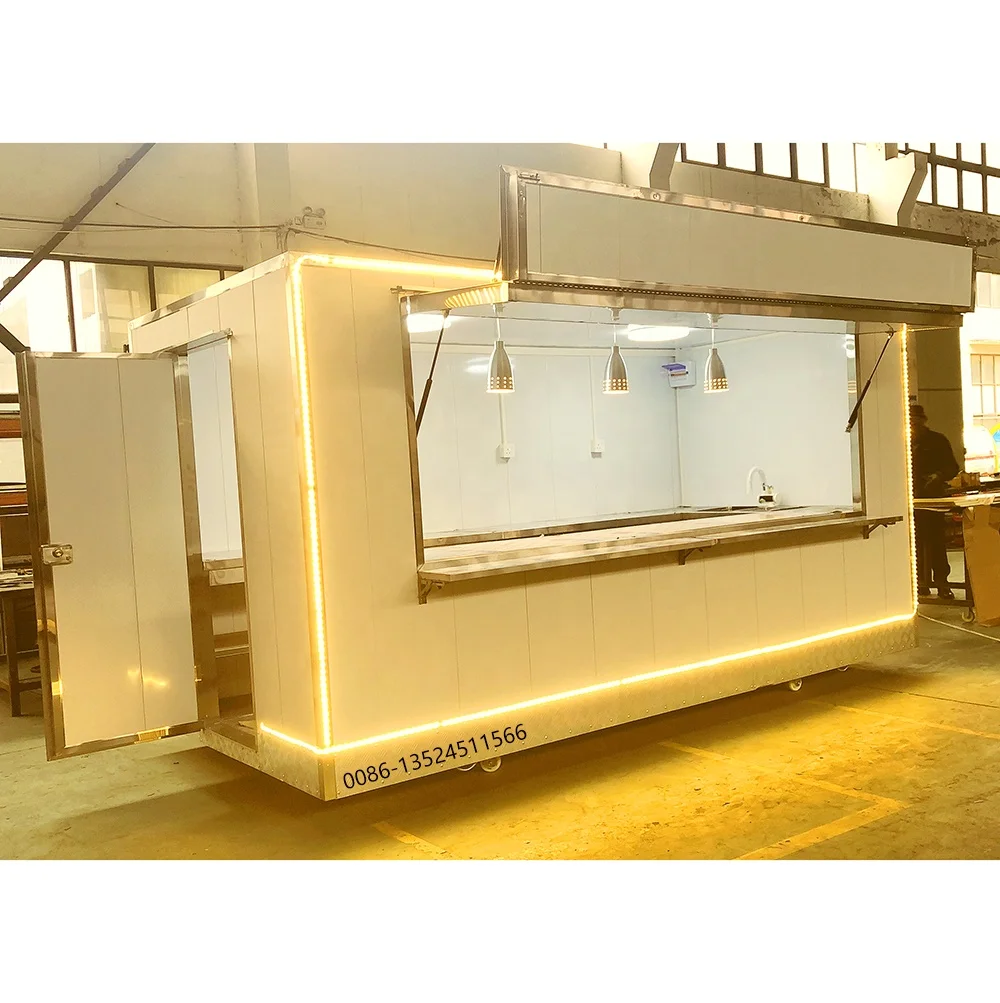Special Design Street Mobile Kitchen BBQ Juice Coffee Food Truck Kiosk Trailer For Sale mobile food kiosk for UK