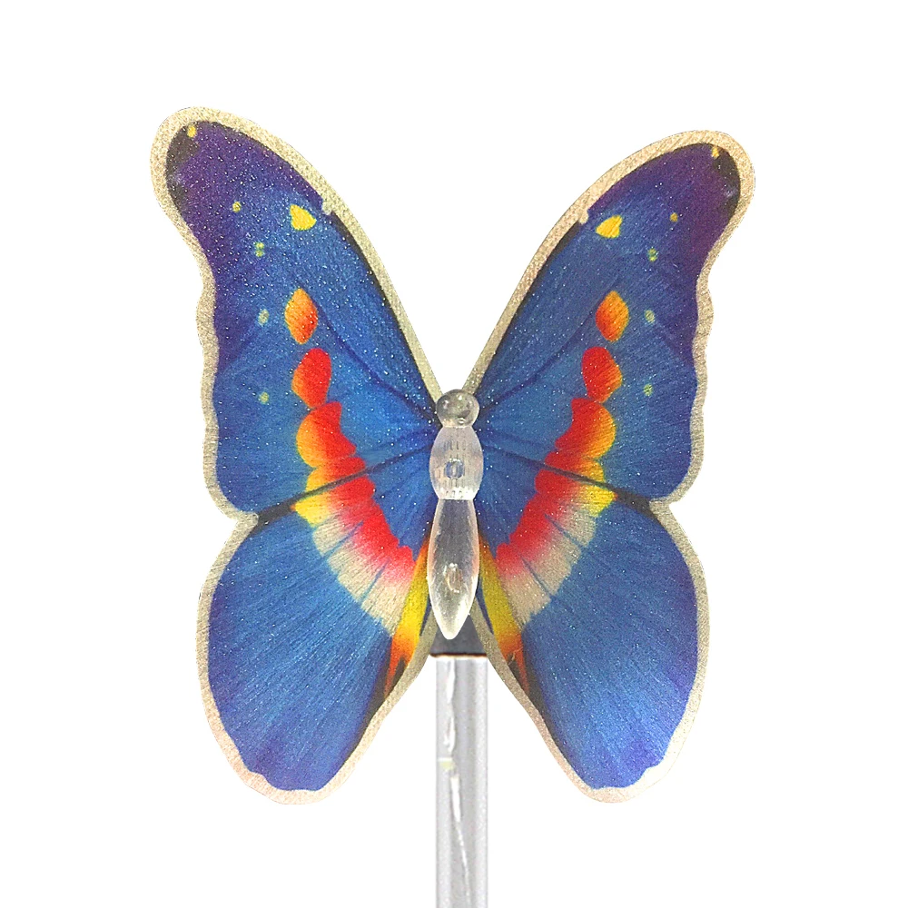 Upgraded 3 Pack Multi Color Changing Solar Powered Led Garden Lights 3 Pack RGB Waterproof Solar Butterfly Lights