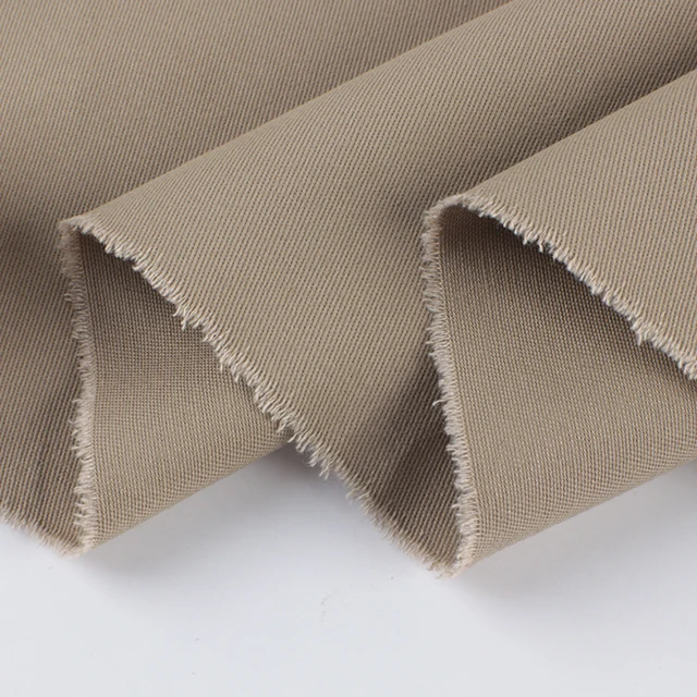Wholesale Super Soft Encrypted 21*16 Shaka Carbon Milled Stretch Cotton Fabric For Casual Pants and Windbreaker Jacket