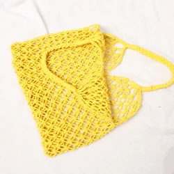 Customize Macrame Crochet Lady HandBags Bohemian Woven Beach Tote Bags