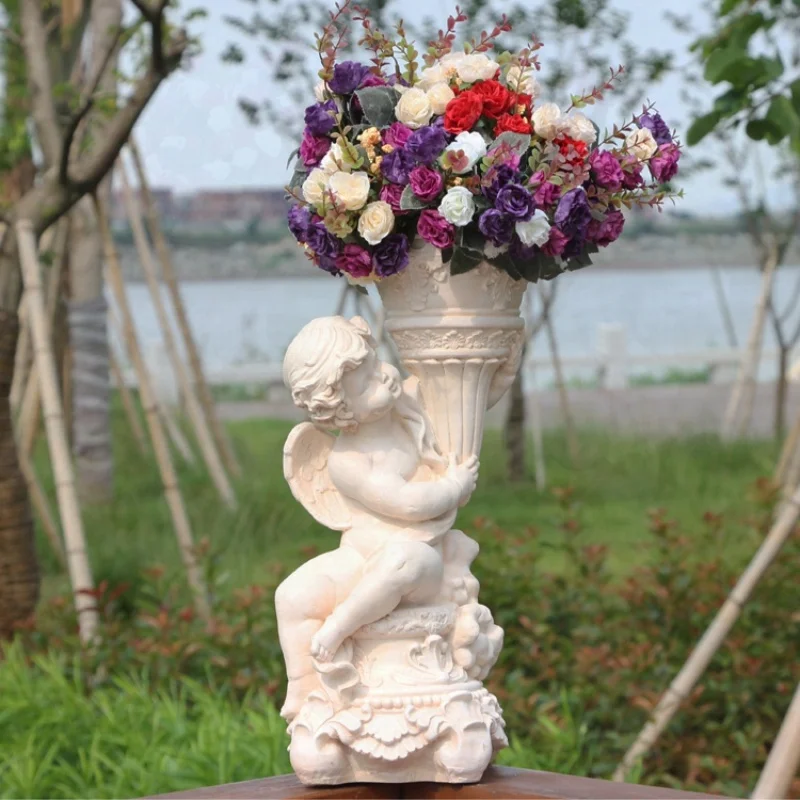 Small Garden Concrete Flower Pot Molds Sale Fiber Cement Concrete Planter Flower Pots Moulds for Concrete Plant Pots