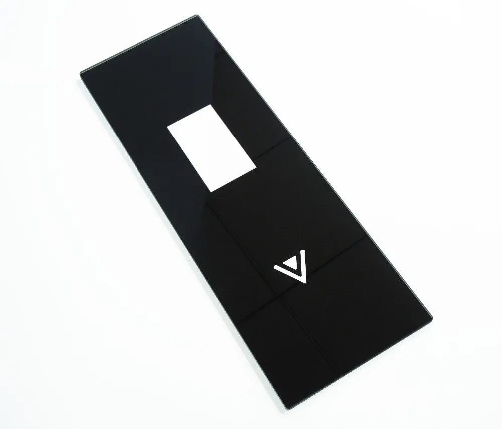 Factory custom made Silk screen printed temered glass panel elevator lift push button for Hotel Apartment Mall Building