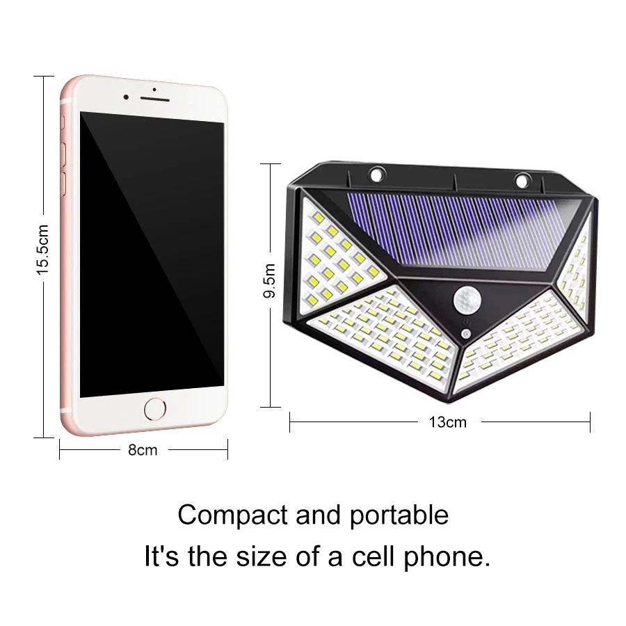 Surveillance Cameras Led Simulation Monitoring Security Lighting Solar Motion Sensor Wall Lamp Outdoor lamps Garden Light