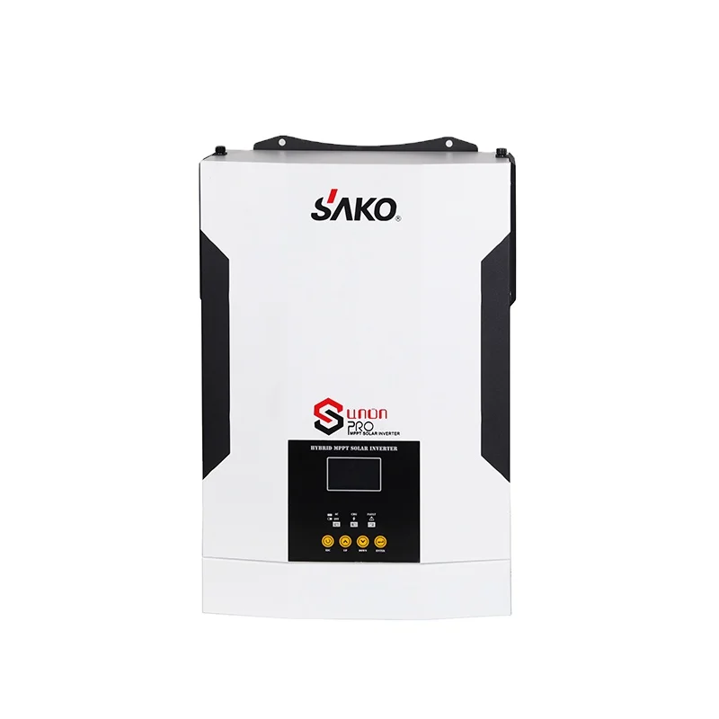 SAKO Новый гибридный солнечный инвертор 5.5KW 24V до 220V 230V Встроенный со слежением за максимальной точкой мощности, 100A работает без батареи, WIFI, модель опционально