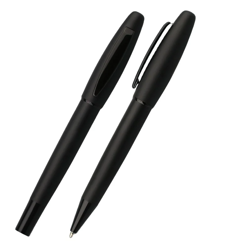 High Quality Matt Black Twist Ballpoint Pen Roller Pen Business gift office supplies