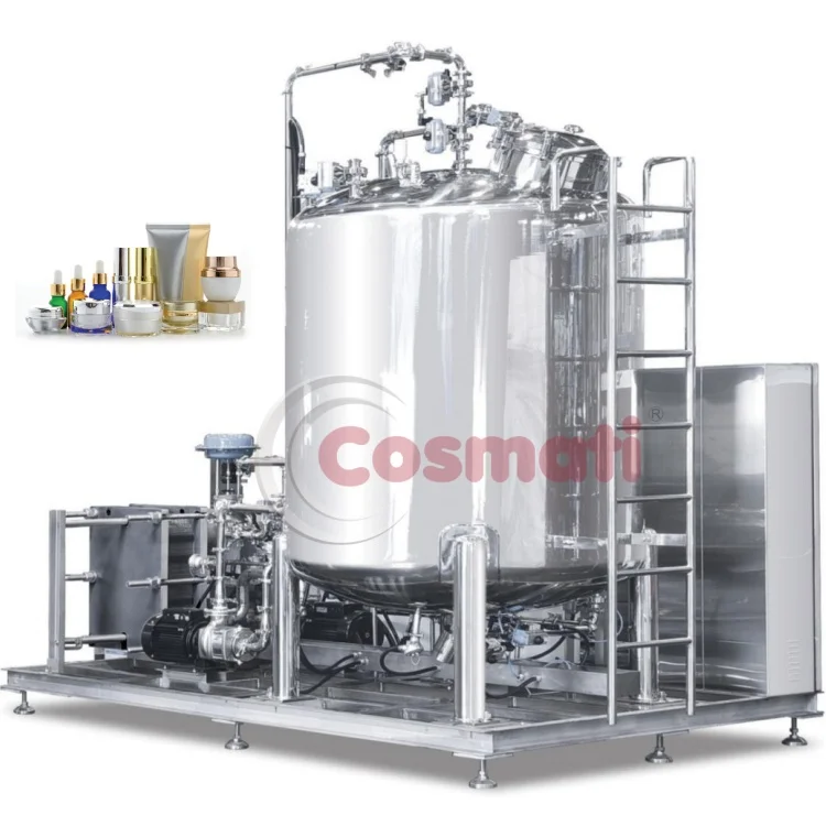 Automatic Fixed Type Vacuum Emulsifying Equipment High Shear Dispersion Homogenizer Emulsifier Mixer