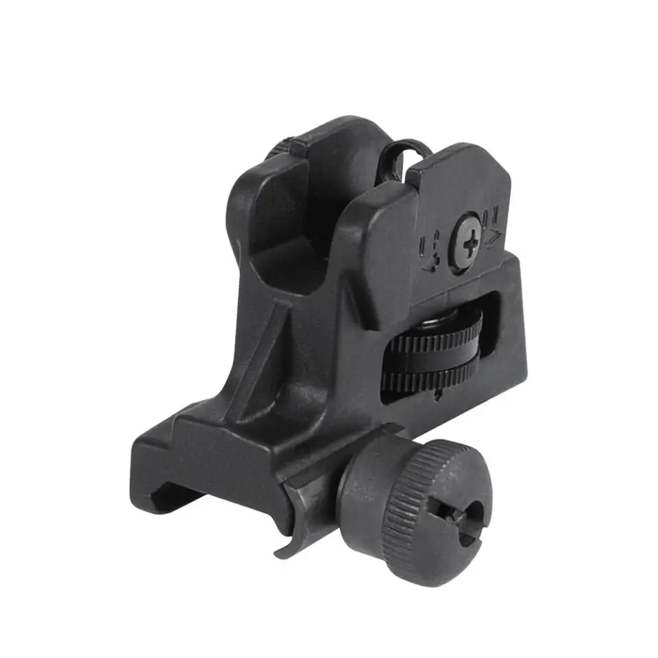 Tactical A2 Type Front M4 Rear Post Fixed Match-Grade Adjust ar15 rear sight Rapid Backup Rifle Iron Sight for Hunting Airsoft