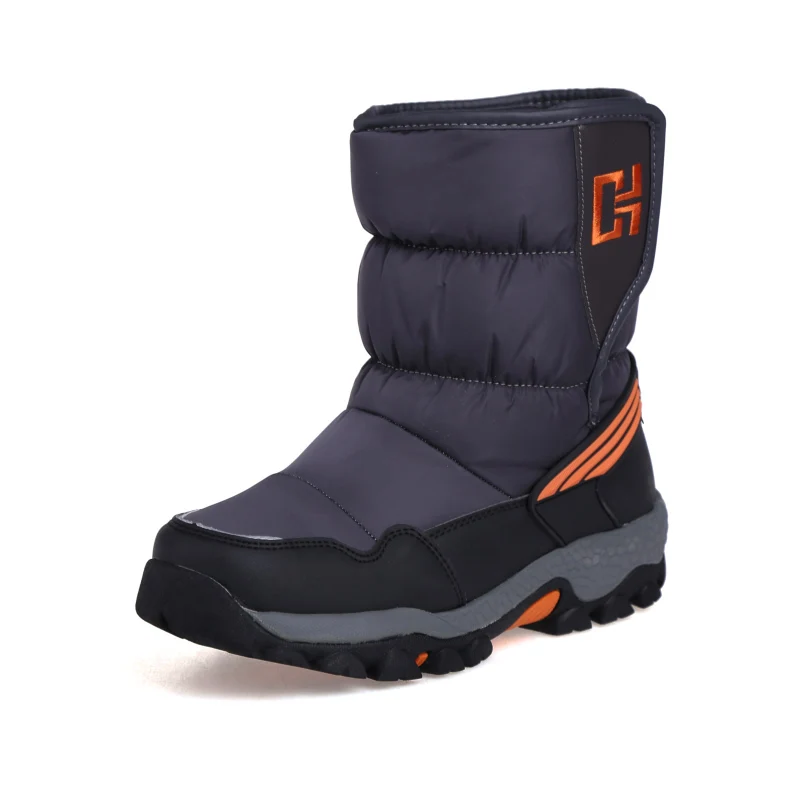Waterproof shoes With antiskid buckle winter snow boots keep warm