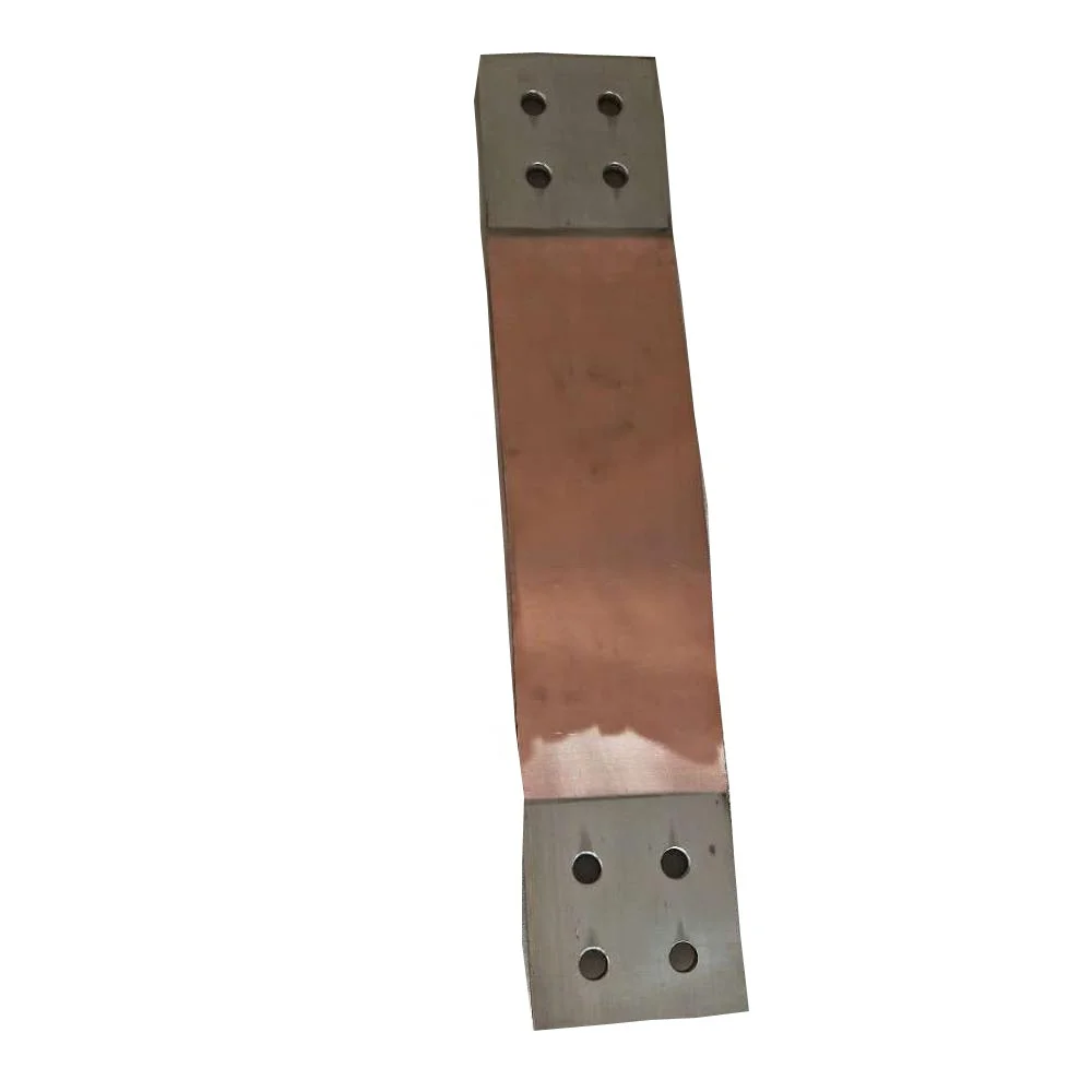 0.1mm flexible copper busbar customized copper foil bus bar