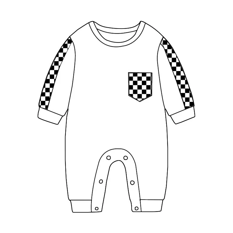 Newborn Baby Romper Cover Your Hands and Feet Toddler Custom Clothes Long Sleeve Zip Romper Infant Comfortable Clothes Jumpsuit