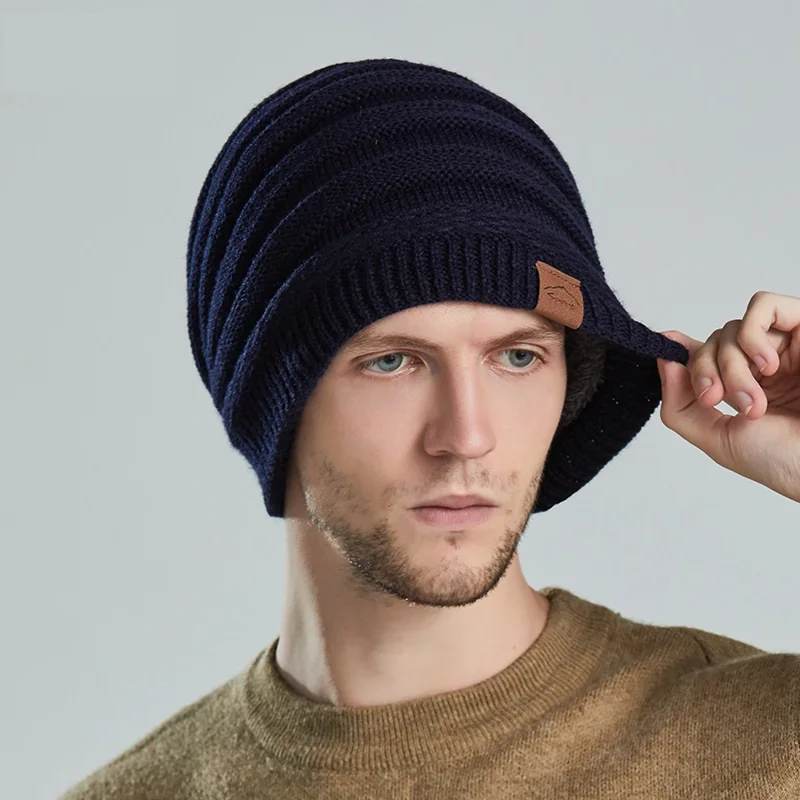 Custom Winter Hats Cable Knit Beanie Soft Womens Beanies Thick Winter Hat