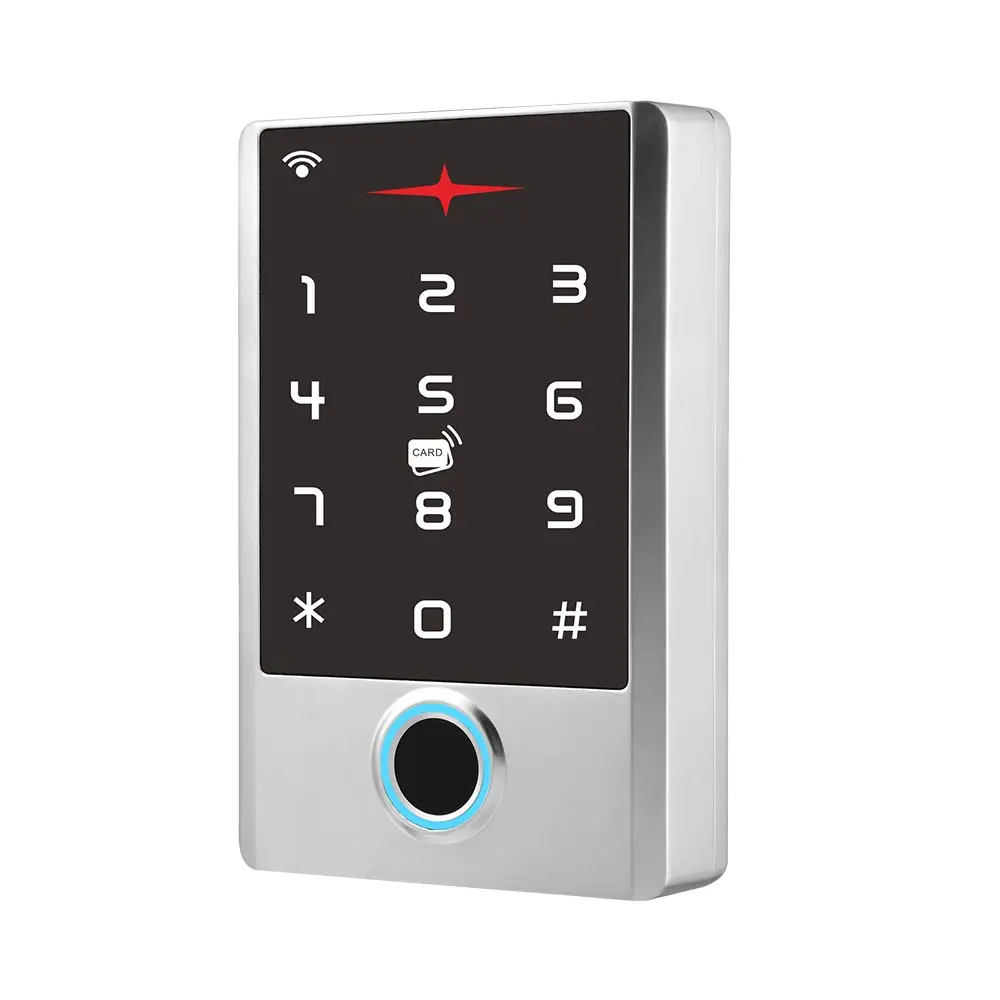 Tuya WiFi Keypad 125KHz EM Card Waterproof IP68 Fingerprint Access Control Reader