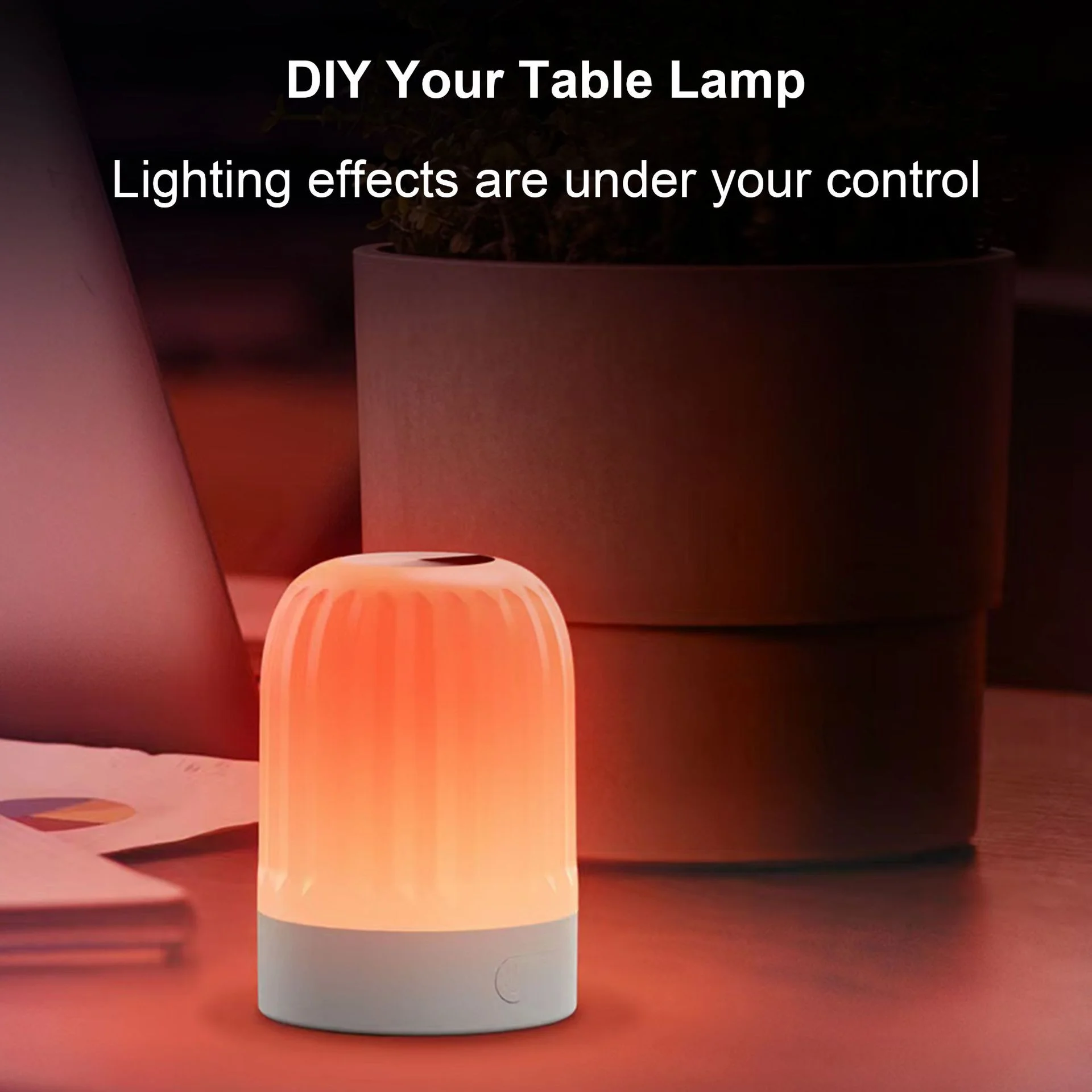 Tuya Smart Life Led Touch Sensor Dimmable Rgb Color Changing App Controlled Smart Wifi Beside Night Lamp