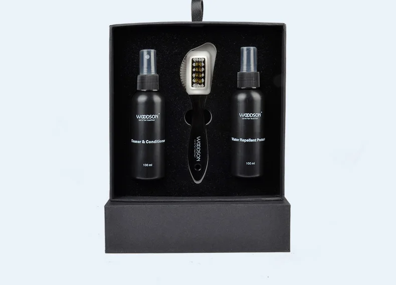 Shoe polish set  nubuck & suede leather shoes cleaning set maintenance leather cleaning car kit with brushes