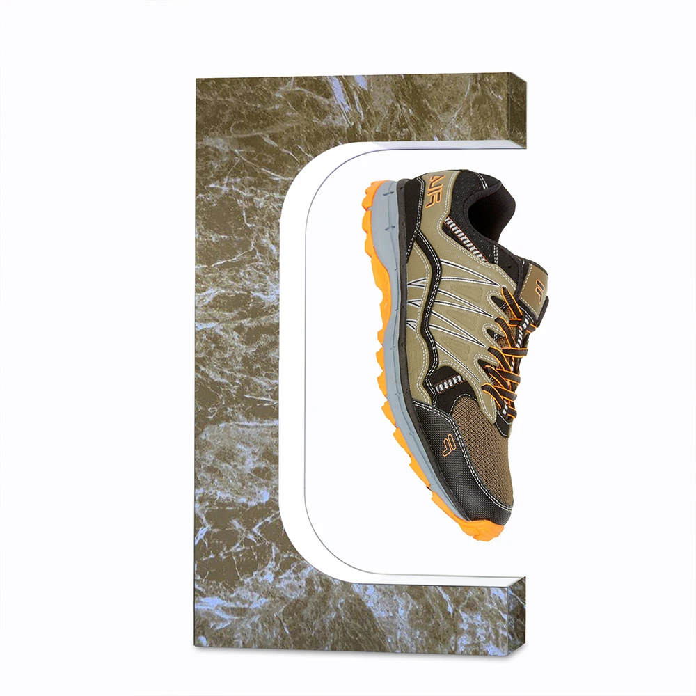 Levitation Shoes Rotation Magnetic Floating Shoes Display Racks with LED Light