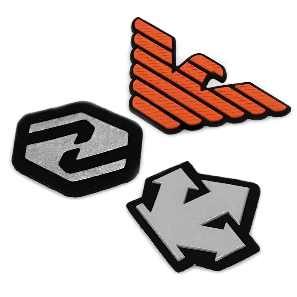 Высококачественный пользовательский печатный логотип формы с 3d Силиконовой резиной теплопередающая этикетка мягкий ПВХ для одежды