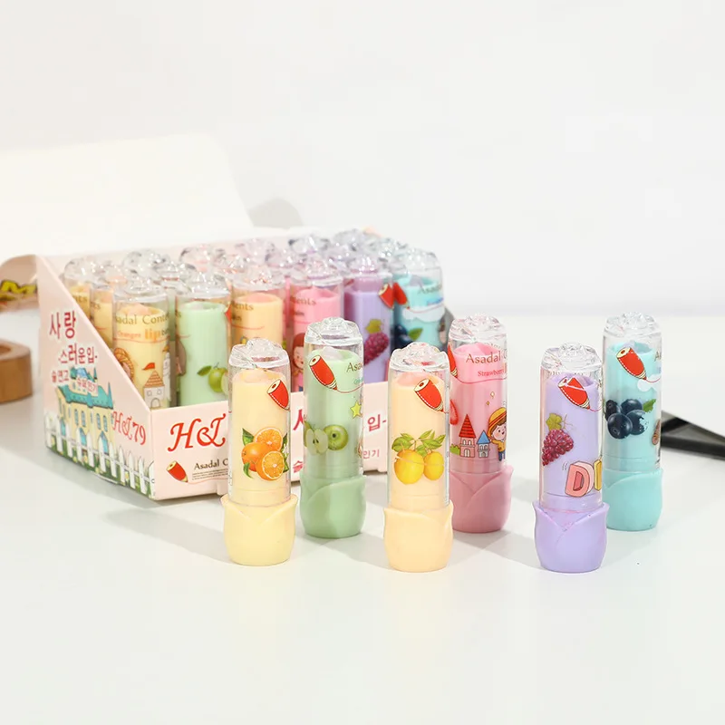 Custom Private Label Lipbalm Vegan Organic Lip Care Fruit Chapstick Nourishing Moisturizer Lip Balm