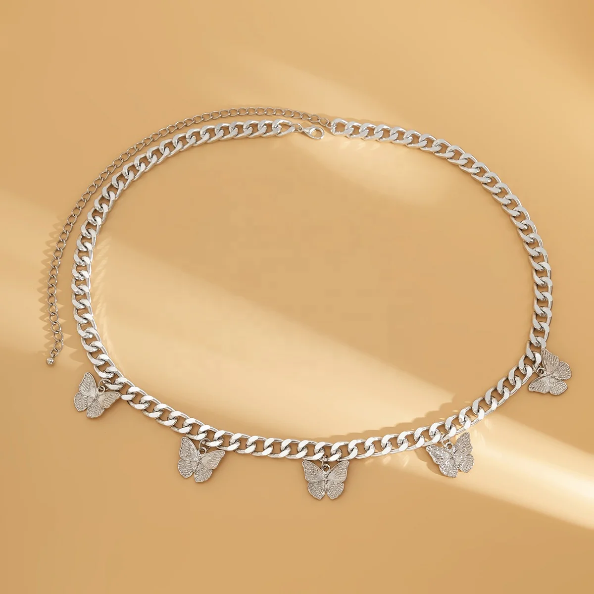 Модная популярная женская цепочка на талию в стиле хип-хоп с бабочкой и кисточками позолоченная пляжная цепочка 18 карат для ночного клуба Красивая любимая Талия ювелирные изделия