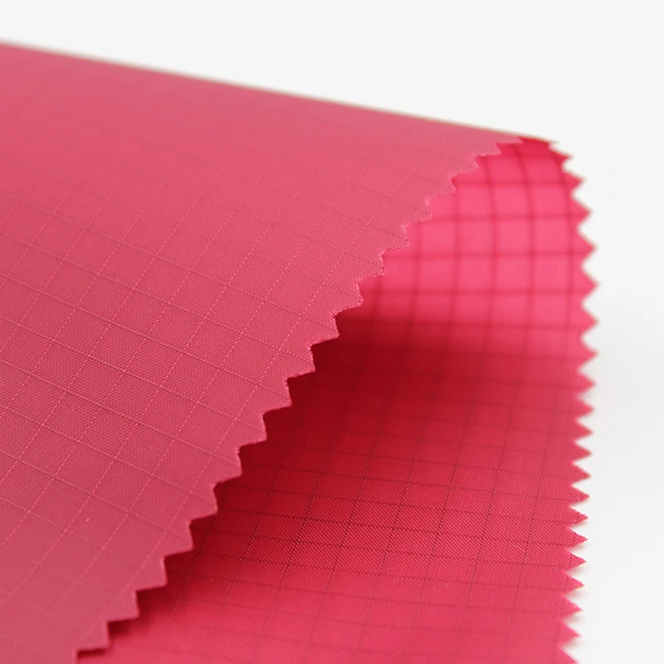 wholesale quick dry rip stop pu coated polyester ripstop fabric