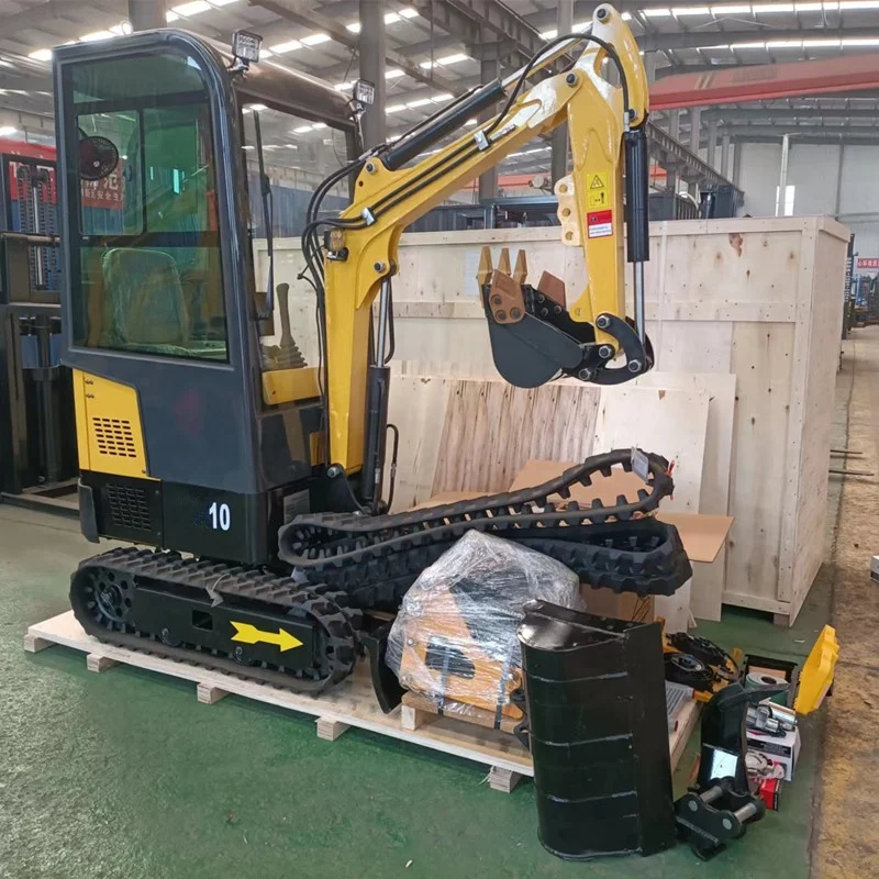 1100kg mini excavator small digger crawler excavator 1ton 2 ton new bagger for sale
