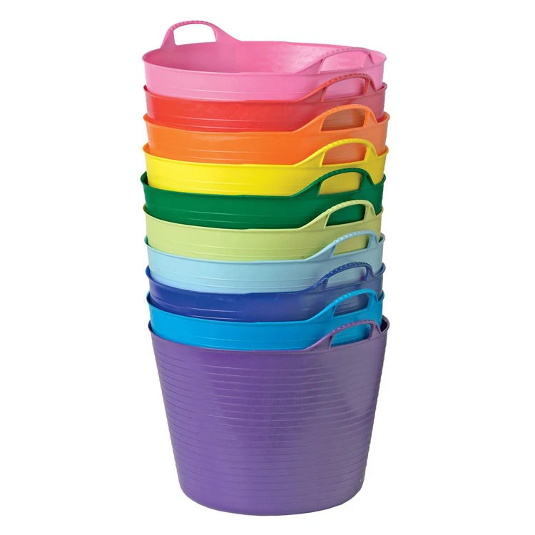 rubber horse water bucket