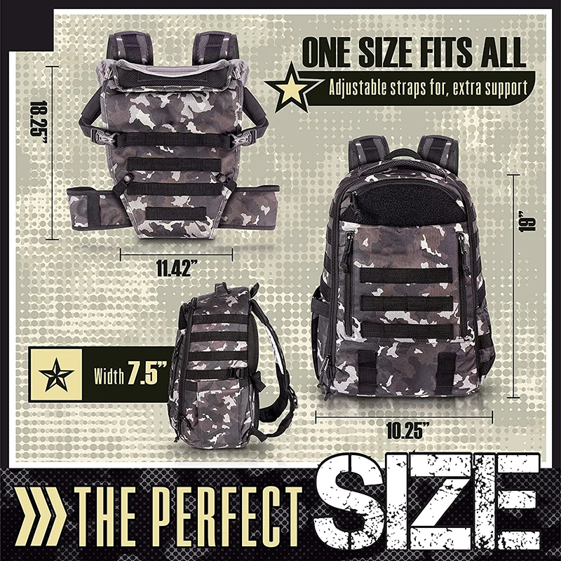Rear Facing Baby Baby Carrier for Men Front Baby Holder Tactical Vest Backpack