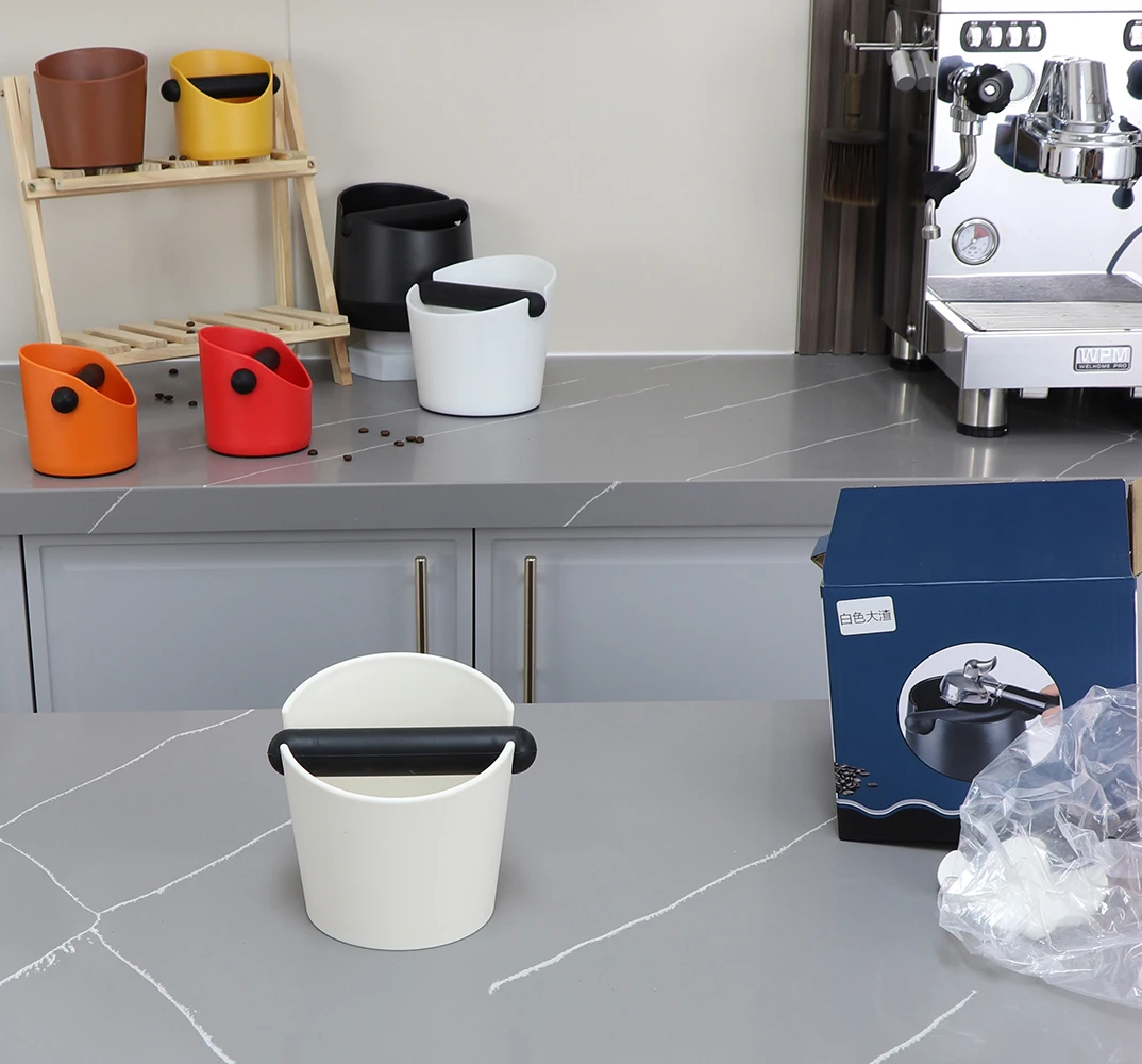 Esoresso Tool Coffee Knock Box Custom Logo Multi Size for Family Office Cafe Shop Commercial Stand Bucket