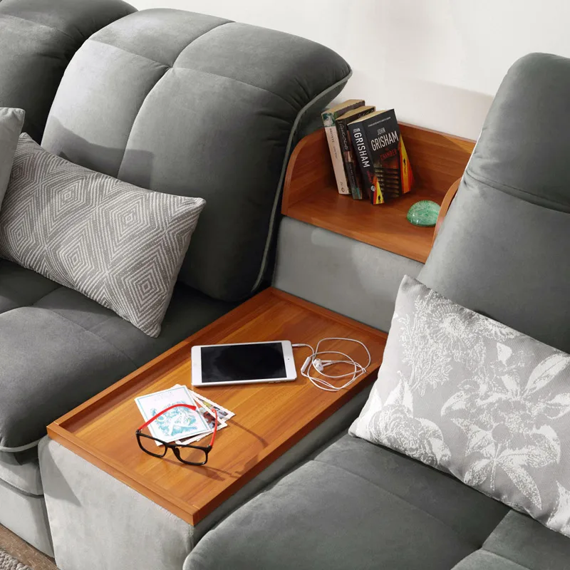 L Shape Sofa Set Price Modular Modern Deep Seat Adjustable Headrest Sofa Sofa