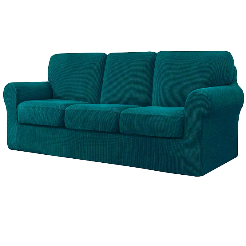 Wholesale Waterproof Jacquard Sofa Cover Sectional 3 Seater Magic Elastic Streachable l Shape Covers Sofa Cover