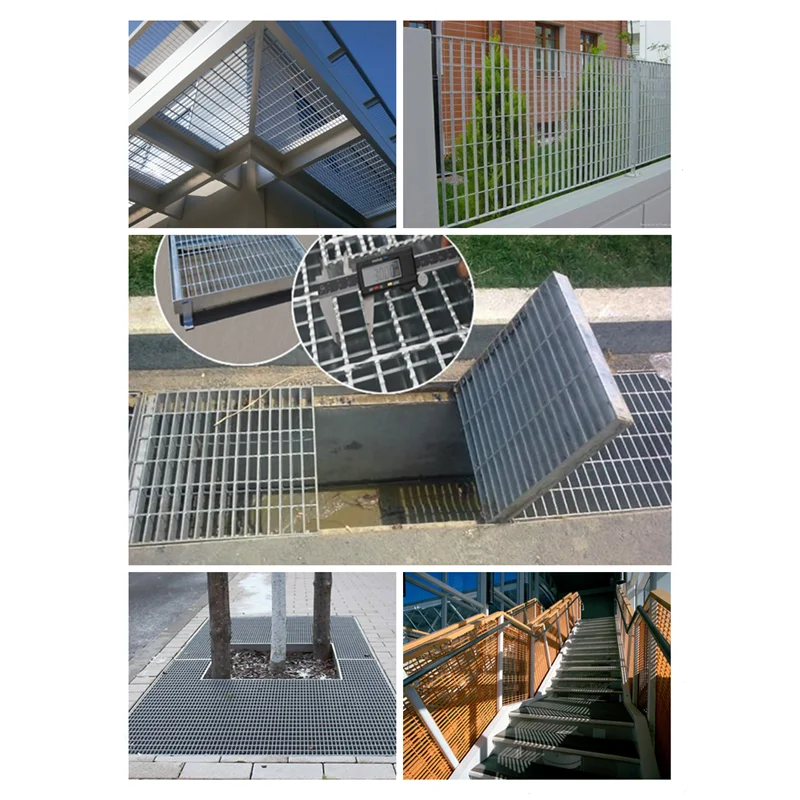 32x5 standard size 3ft by 20ft stair tread plain steel grating drain cover direct factory hot dipped galvanized(hdg) walkway