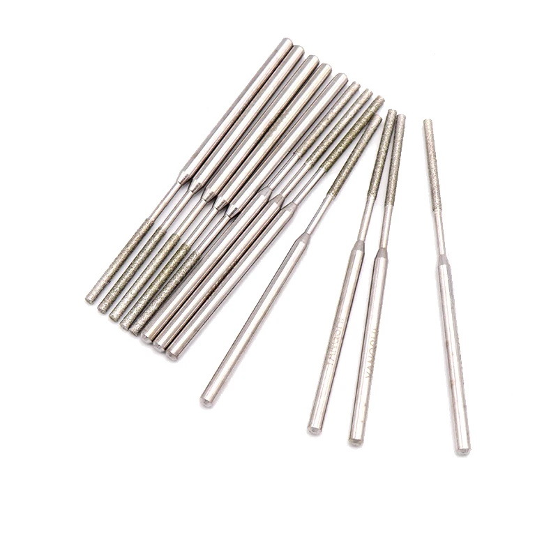 70mm Diamond grinding burr cylindrical boron nitride grinding rod flat head cylindrical extension