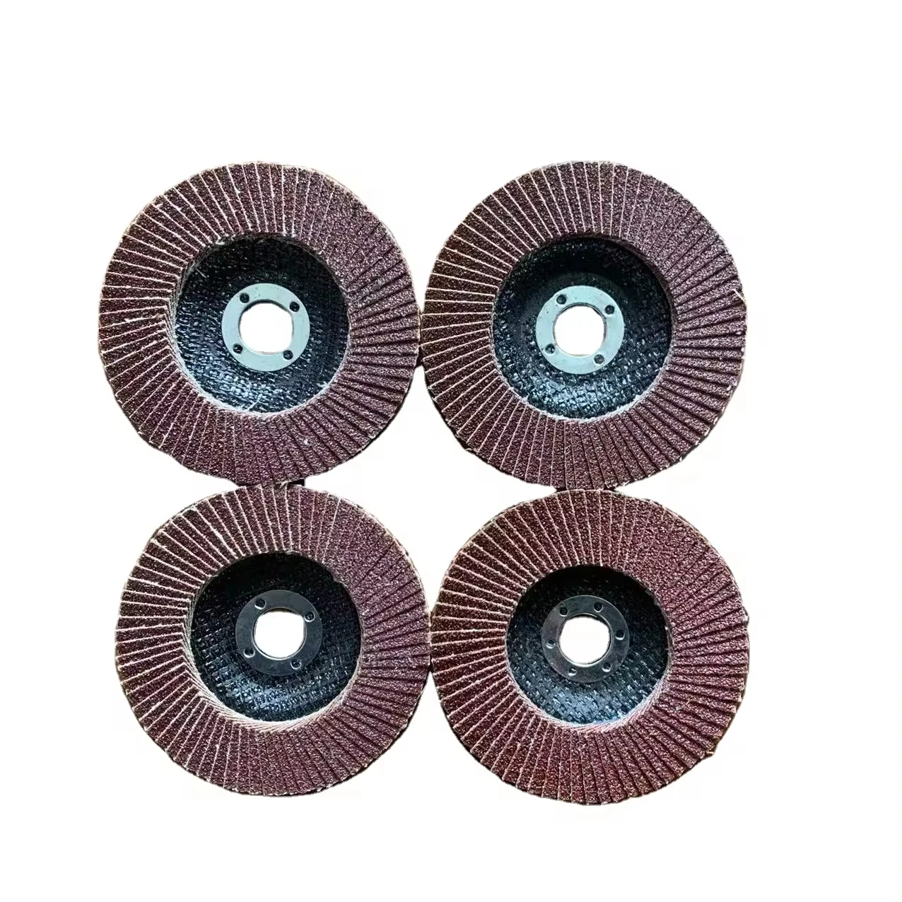 Hot Sale Flexible Diamond Flap Disc 4.5' Abrasive Fiberglass Backing Glass Calcined Aluminium Oxide Disc Premium Quality Tool