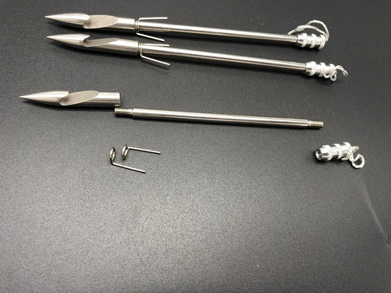 Fish Dart 144mm Stainless Steel Slingshot Arrow Shooting Catapult Outdoor Hunting