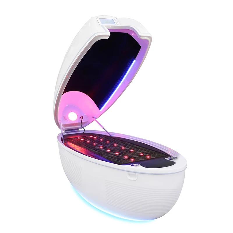 Guangyang far infrared spa capsule sauna with soaking liquid crystal display screen steam spa capsule